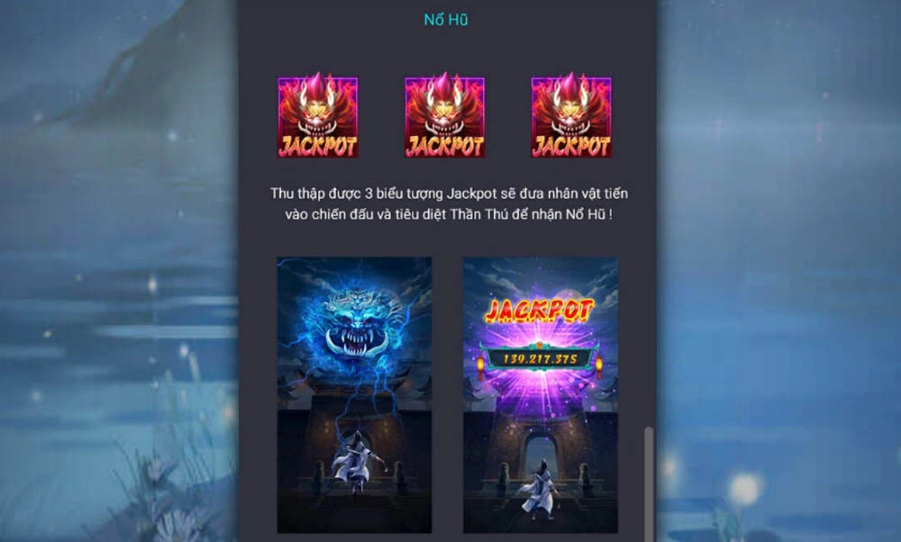 Tính năng Jackpot